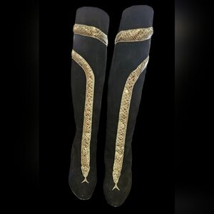 Vintage Albanese Roma witchy snake boots